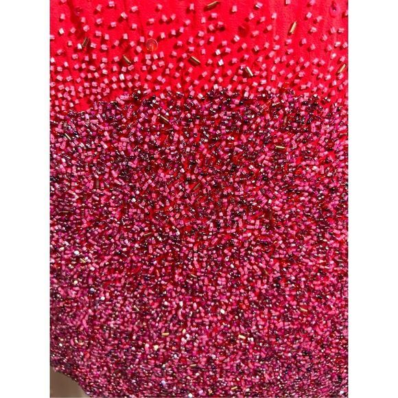 Emma Black | Women’s | Skirt Sets | Size 6/8 | Vintage Two-Piece Sequined Red Dr - Picture 7 of 12